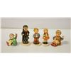 Image 1 : LOT OF 5 VINTAGE GOEBEL FIGURINES. 2-3" IN HEIGHT