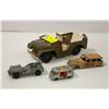 Image 1 : LOT OF 4 TOY TIN CARS FROM ESTATE