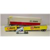 Image 1 : LOT OF 3 SEMI TRAILER CAST TOYS VINTAGE