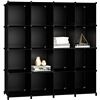 Image 1 : NEW REPACK SIMPDIY 16 CUBE BLACK STORAGE ORGANIZER