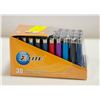 Image 1 : NEW SEALED CASE OF 30 DISPOSABLE LIGHTERS