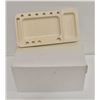Image 1 : NEW LOT OF 10 MELLOW WHITE PLASTIC ROLLING TRAY