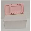 Image 1 : NEW LOT OF 10 SWEET PINK PLASTIC ROLLING TRAY