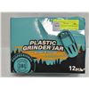 Image 1 : CASE OF 12 PLASTIC GRINDER JARS