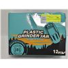 Image 1 : CASE OF 12 PLASTIC GRINDER JARS
