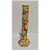 Image 1 : NEW 14.5" ZOMBIE SKULL GRAFFITI SILICONE BONG