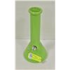 Image 1 : NEW 9.75" GLASS LIME GREEN TEXTURED BONG