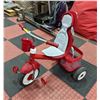 Image 1 : RED RADIO FLYER BIKE + BASKET & PADDED