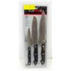 NEW 3PC CHEF / KITCHEN KNIFE SET