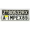 Image 1 : 2 GERMAN LICENSE PLATES ( VINTAGE )