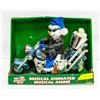 Image 1 : MUSICAL ANIMATED MUSICAL SNOWMAN ON MOTORCYCLE