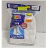 Image 1 : WHITE CREW SOCKS,SIZE 12-16,6-PACK,FRUIT OF THE