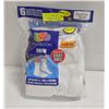 Image 1 : WHITE CREW SOCKS,SIZE 12-16,6-PACK,FRUIT OF THE