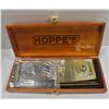 Image 1 : HOPPES #9 GUN CLEANING KIT IN WOOD BOX WITH
