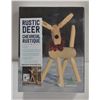 Image 1 : RUSTIC DEER KIT, EASY ASSEMBLE 20 IN TALL, SOLID