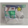 Image 1 : WHITE ANKLE SOCKS,SIZE 12-16,6-PACK,FRUIT OF THE