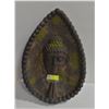 Image 1 : WALL-HANG PRAYING BUDDHA (21"-TALL X 14"-WIDE)