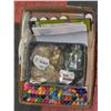 Image 1 : BOX FULL OF ARTS & CRAFTS INCL. 60-PIECE