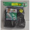 Image 1 : BLACK ANKLE SOCKS,SIZE 12-16,6-PACK,FRUIT OF THE