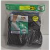 Image 1 : BLACK ANKLE SOCKS,SIZE 12-16,6-PACK,FRUIT OF THE