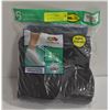 Image 1 : BLACK ANKLE SOCKS,SIZE 12-16,6-PACK,FRUIT OF THE