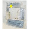 Image 1 : 2 PIECES CASALUNA LINEN GAUZE SHOWER CURTAIN