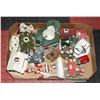 Image 1 : FLAT OF ASSORTED CHRISTMAS VILLAGE HOUSES