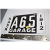 Image 1 : 1912 Sask porcelain license plate copy