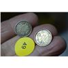 Image 1 : 1902 & 1917 Canada silver 5¢ five cent coins