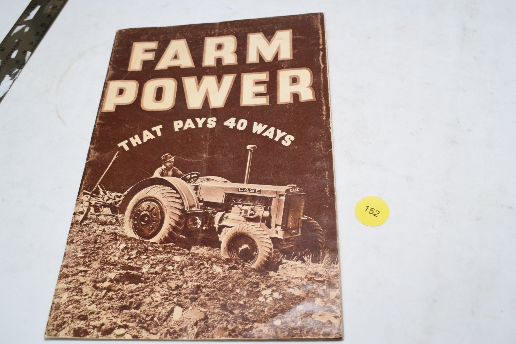 J.I. CASE tractor pamphlet