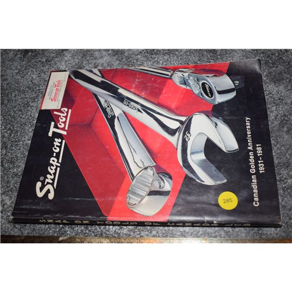 1981 SnapOn tool catalogue Schmalz Auctions