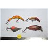 Image 1 : 4 vintage fishing lures