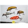 Image 1 : 4 vintage fishing lures
