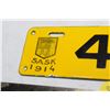 Image 2 : 1914 Porcelain reproduction motorcycle license plate