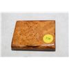 Image 1 : Burled wood cigarette case dovetailed birds eye maple
