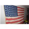 Image 1 : 48 star USA flag - 7.5' X 4.5' very old