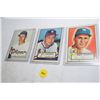 Image 1 : 1950's baseball cards X3