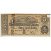 Image 1 : Confederate States of America 1864 $5 Replica. Richmond, Virginia. Tape residue. Not a real note.