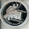 Image 2 : 1997 Canada-Russia Hockey Proof Silver Dollar. Celebrates the 25th Anniversary of this famous hockey