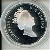 Image 3 : 2003 Cobalt Proof Silver Dollar. 100th Anniversary of a blacksmith throwing a hammer at a fox (missi