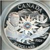 Image 2 : 2007 International Polar Year $20. Sterling Silver. Proof with Ultra Heavy Cameo. Housed in its orig