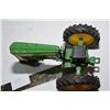 Image 1 : John Deere toy tractor - steel rims as is