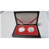 Image 1 : 1998 Doctor Norman Bethune Canadian $5 & Chinese 10 Yuan. 2-coin set, both 99.99% pure Silver. Proof