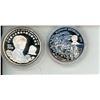 Image 2 : 1998 Doctor Norman Bethune Canadian $5 & Chinese 10 Yuan. 2-coin set, both 99.99% pure Silver. Proof