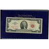 Image 3 : U.S. 1935A $1 Silver Certificate & 1963 $2. Notes depict George Washington & Thomas Jefferson. House