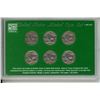 Image 2 : American Frontier Nickel Set. 6-coin Buffalo Nickel set. Housed in an SSCA hard plastic holder.