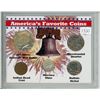 Image 1 : America’s Favorite Coins. 5-coin set includes 1904 Indian Head Cent, 1936 Buffalo Nickel, 1944 Silve