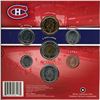 Image 2 : 2006 – 2007 NHL Season Montreal Canadiens Coin Set. Includes Colourized Canadiens 25 Cents. Housed i