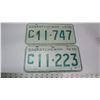 Image 1 : (2) 1970 Sask License Plates