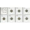 Image 1 : Complete Set of 7 Canadian World War II Silver 10 Cents 1939 – 1945. Coins grade VG or better.